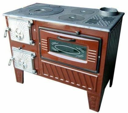 Отопительно-варочная печь МастерПечь ПВ-03 с духовым шкафом, 7.5 кВт в Бердске