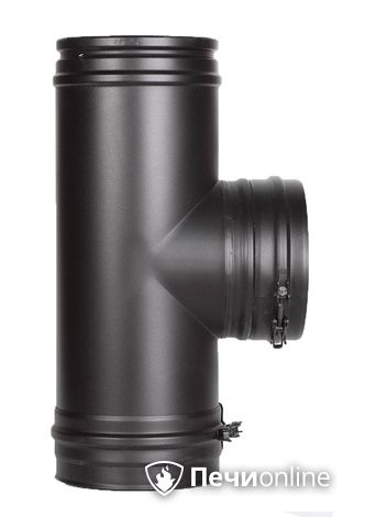 Тройник 90° Schiedel Тройник 90° д.150 PM25 (Черный) Permetr в Бердске