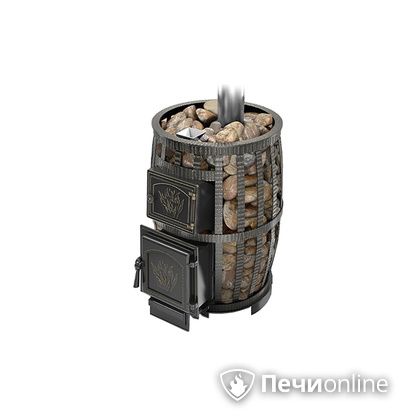 Дровяная печь-каменка Везувий Легенда Русский пар Ковка 24 (271) б/в в Бердске