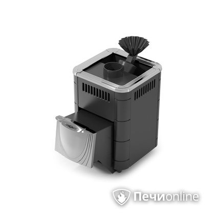 Дровяная печь-каменка TMF Гейзер Микра 2017 Inox ДН ЗК антрацит в Бердске