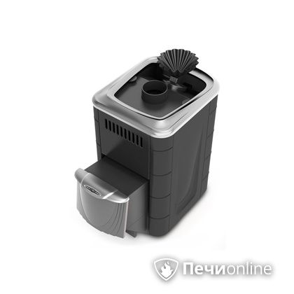 Дровяная печь-каменка TMF Гейзер Мини 2016 Inox ДН ЗК антрацит в Бердске