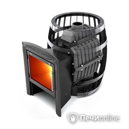 Дровяная печь-каменка TMF Саяны Cast Витра в Бердске