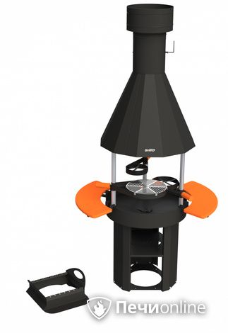 Гриль барбекю GrillD Grill-center 800  (с полками) в Бердске