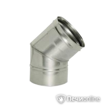 Дымоход Дымок Колено 45° одностенный 0.8 мм ОТНR_45 150 в Бердске