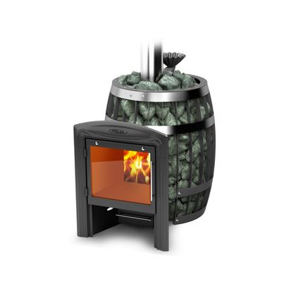 Дровяная банная печь TMF Саяны II Inox Витра ЗК в Бердске