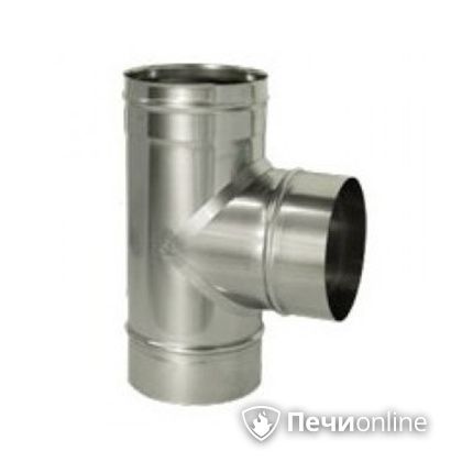 Дымоход Дымок Тройник 90° одностенный 0.8 мм TRHR90 150 в Бердске