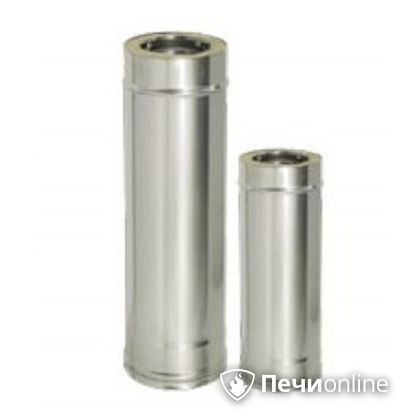 Дымоход Дымок Труба L = 500 мм с изоляцией 0,8 мм. ТFR500 150/230 в Бердске
