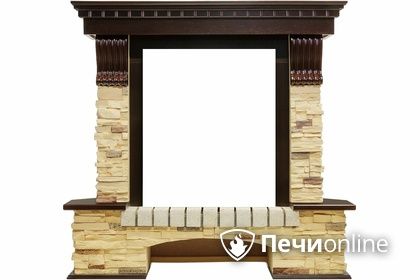 Портал для электрокамина Royal Flame Pierre Luxe угловой сланец под классический очаг в Бердске