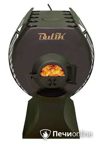 Отопительно-варочная печь Березка BulyK 400 Плюс со стеклом и экранами боковыми в Бердске