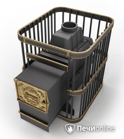Дровяные печи-каменки Сабантуй Квадро Чугун 24 в Бердске
