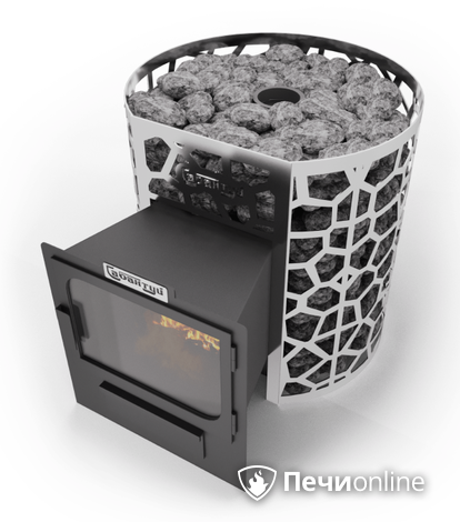 Дровяные печи-каменки Сабантуй Саванна Чугун 24 панорама в Бердске