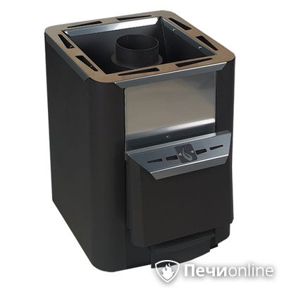 Дровяная банная печь Конвектика Колибри 9У антрацит в Бердске