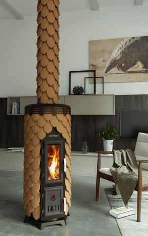 Отопительная печь TMF Сента Панголина Лайт терракота в Бердске