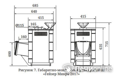 Дровяная печь-каменка TMF Гейзер Микра 2017 Inox ДН ЗК ТО антрацит в Бердске