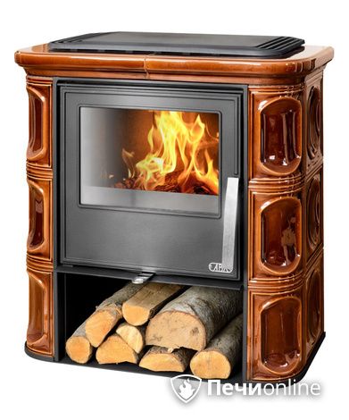 Печь-камин ABX Florencie, коричневая в Бердске