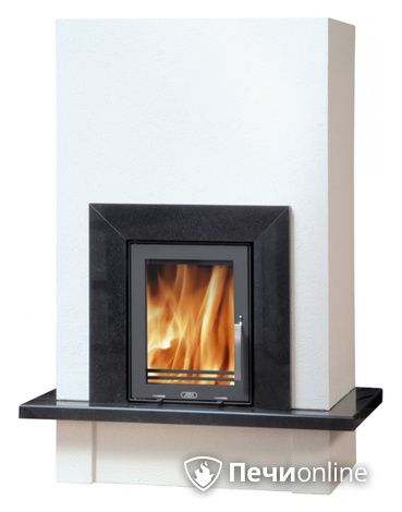 Печь-камин ABX Puris, гранит черный/гранит черный в Бердске