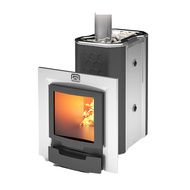 Дровяная банная печь Печь СИБИРЬ-20 ЛРК Профи Панорама (2.0)