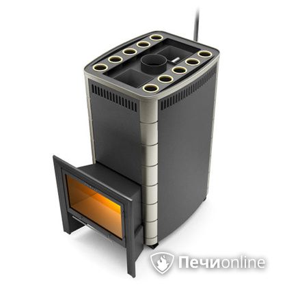 Дровяная банная печь TMF Гекла Inox БСЭ ЗК антрацит НВ в Бердске