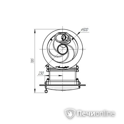 Дровяная печь-каменка Прометалл Атмосфера L ламель Окаменевшее дерево наборный рисунок в Бердске