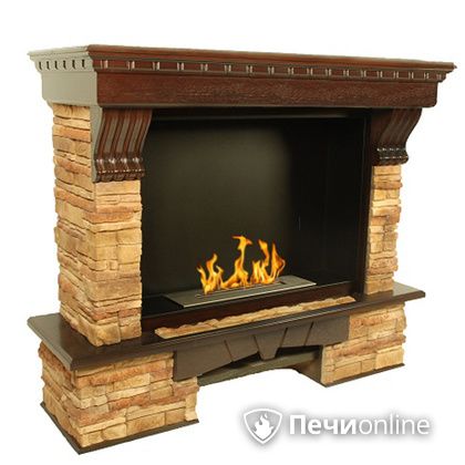 Биокамин Firebird Валенсия (Valencia) темный дуб, угловой в Бердске