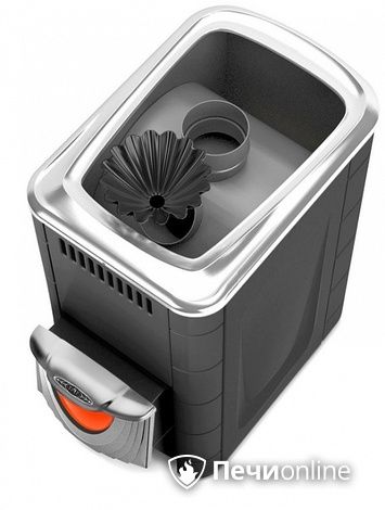 Дровяная банная печь TMF Ангара 2012 Inox ДНС КТК ЗК антрацит в Бердске