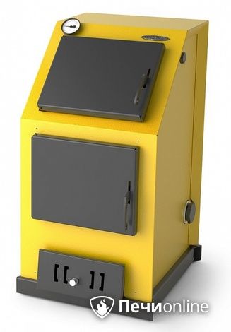 Твердотопливный котел TMF Оптимус Лайт 20кВт под АРТ и ТЭН желтый в Бердске