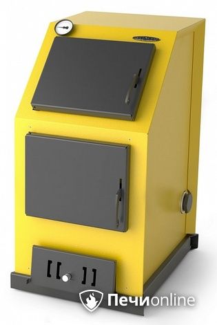 Твердотопливный котел TMF Оптимус Лайт 25кВт под АРТ и ТЭН желтый в Бердске
