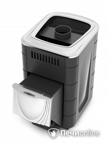 Дровяная банная печь TMF Компакт 2017 Inox ДН антрацит в Бердске