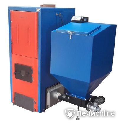 Пеллетный котел Старт 100-GR (правый бункер) в Бердске