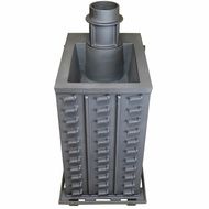 Дровяная банная печь Гефест Ураган ЗК 40 (П2) 