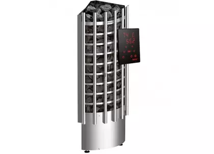 Электрокаменка для сауны Harvia Glow Corner TRC70XE c цифровой панелью управления в Бердске
