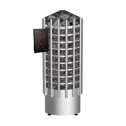 Электрокаменка для сауны Harvia Glow Corner TRC90XE c цифровой панелью управления в Бердске