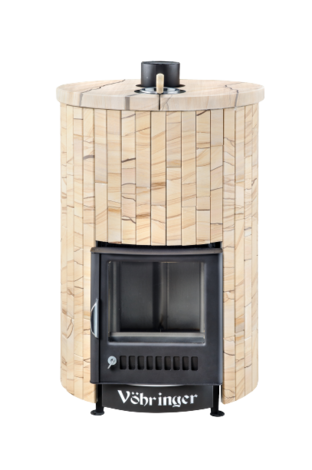 Дровяная банная печь Ферингер Уют-18 ПФ (Пироксенит наборный) в Бердске