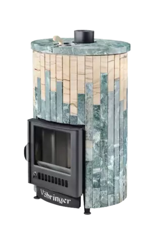 Печь для бани Ферингер  Уют-18 ПФ (Змеевик+"Окаменевшее дерево") в Бердске