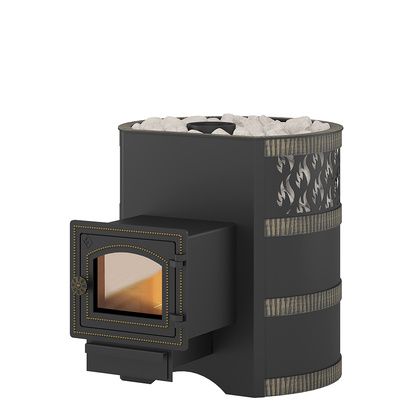 Дровяная банная печь Везувий Лава 12 (ДТ-3С) в Бердске