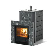 Дровяная печь-каменка ИзиСтим Ялта 25 (Пироксенит), AISI 430