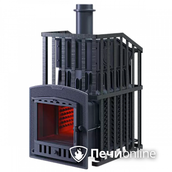 Дровяная банная печь Гефест Гром Ураган 50 (П2) в Бердске