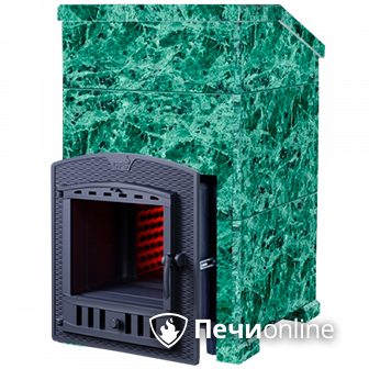 Дровяная печь-каменка Гефест ЗК 18 П (h830/40 верх) Президент Змеевик в Бердске