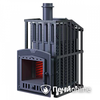 Дровяная банная печь Гефест Ураган ЗК 40 (П2)  в Бердске