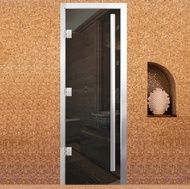 Дверь для бани Arta Премьер 60G Серая, 2000х800 мм