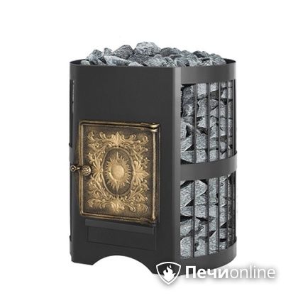 Дровяная банная печь Везувий Скиф Стандарт 12 ДТ-3 без выносного тоннеля в Бердске
