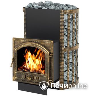 Дровяная банная печь Везувий Скиф Ковка 38 (205) в Бердске
