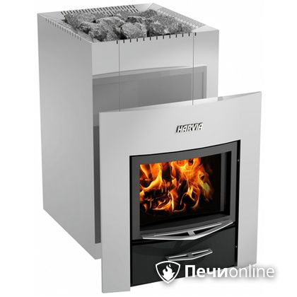 Дровяная банная печь Harvia 22 Duo Steel (Wk220) в Бердске