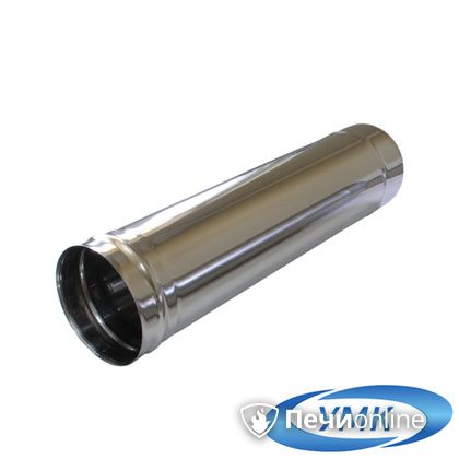 Дымоход УМК Труба D180 L=0,25 м 1,0 мм. нержавейка в Бердске