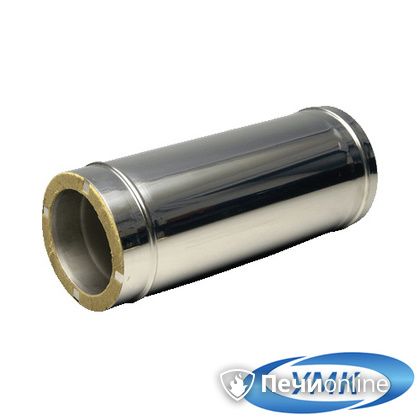 Дымоход УМК Сэндвич-труба 0,5м 180х260 Н+Н 0.5мм 0.5мм по воде в Бердске