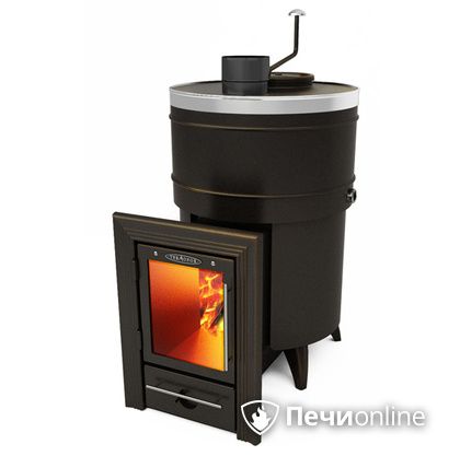 Дровяная банная печь TMF Скоропарка 2012 Inox Люмина черная бронза в Бердске