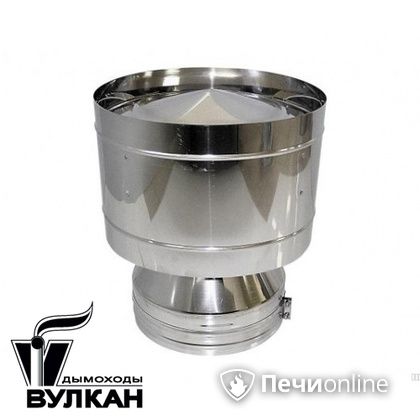 Дефлектор Вулкан DDH с изоляцией 50 мм D=200/300 нержавейка/оцинковка в Бердске