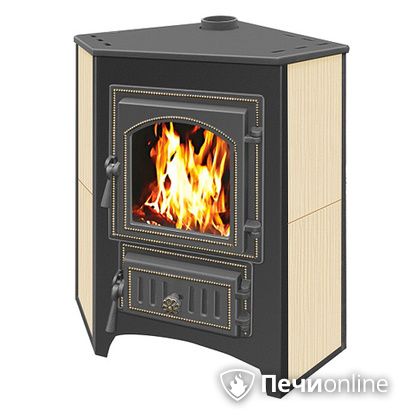 Печь-камин Везувий ПК-01(220) угловой бежевый в Бердске