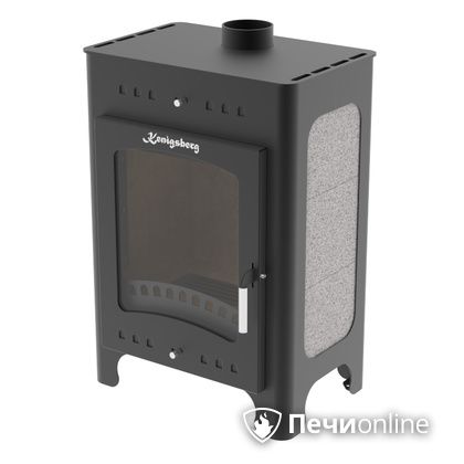 Печь-камин Протопи Кенигсберг 9U без конфорки выход дымохода вверх в Бердске