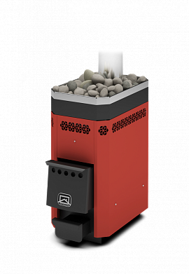 Дровяная банная печь Теплодар Русь-9 ЛУ короткий топливный канал в Бердске